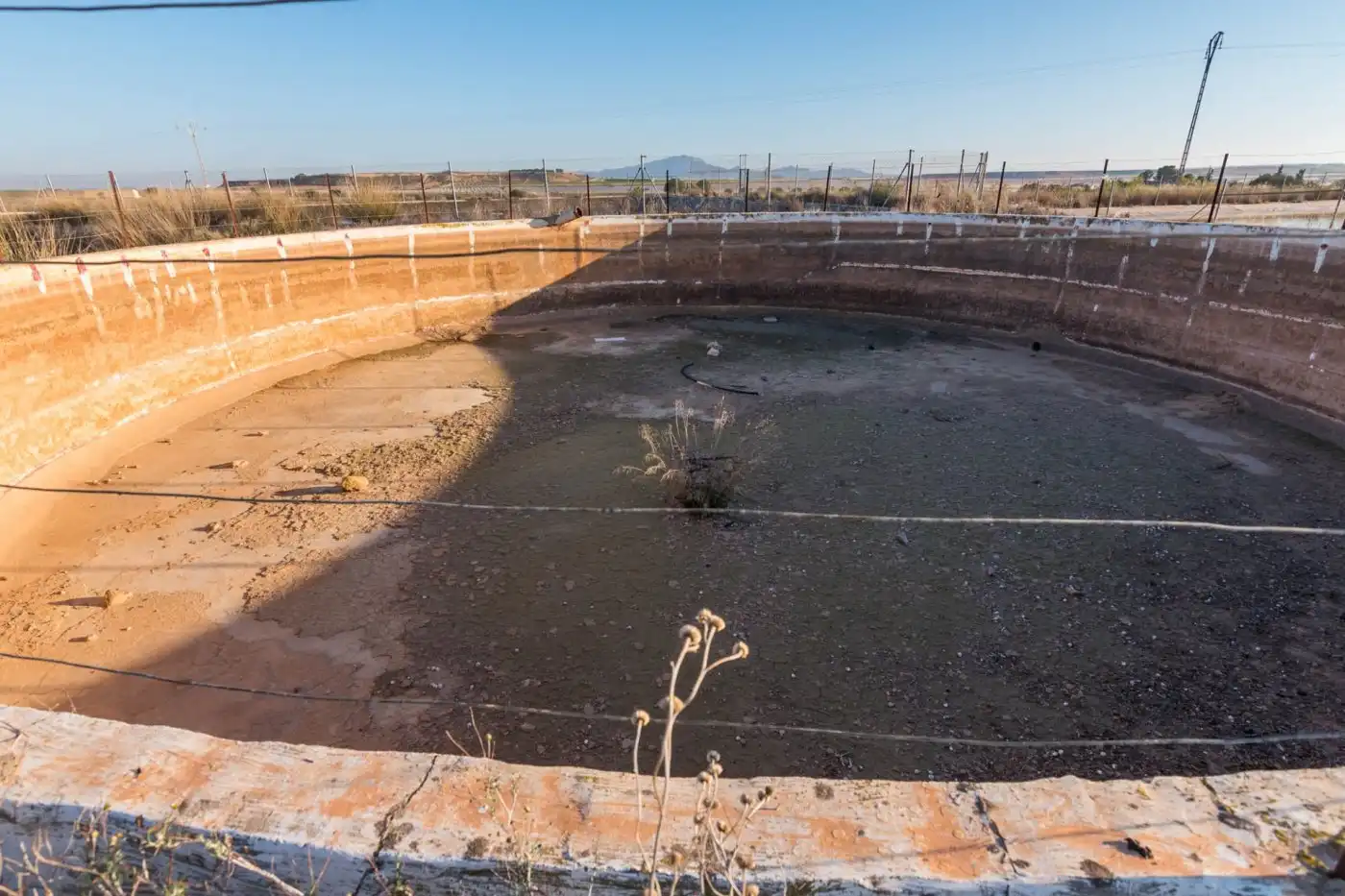 Piscina de Finca rústica en venta en Alhama de Murcia