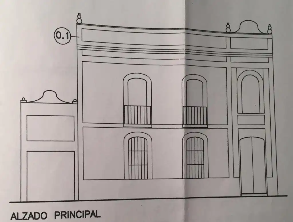 Vista exterior de Casa o xalet en venda en El Pedroso amb Terrassa, Traster i Balcó