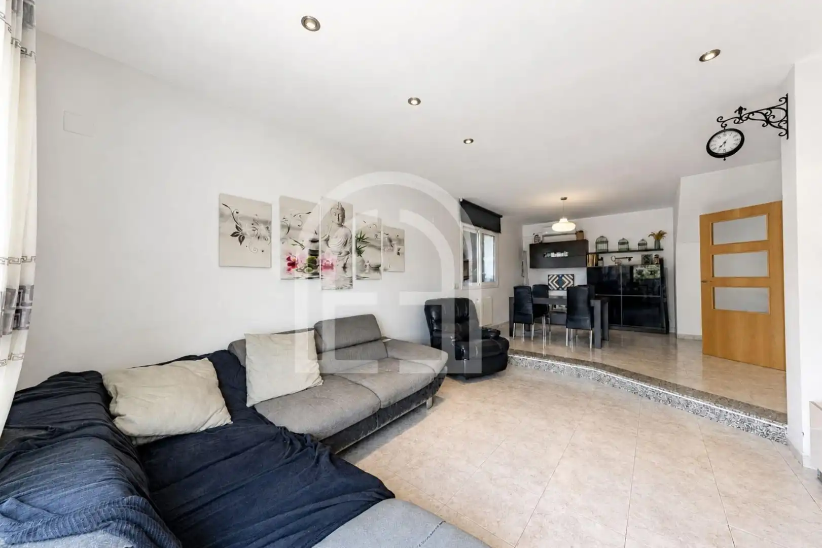 Sala de estar de Casa o chalet en venta en Sant Fost de Campsentelles con Calefacción, Jardín privado y Terraza