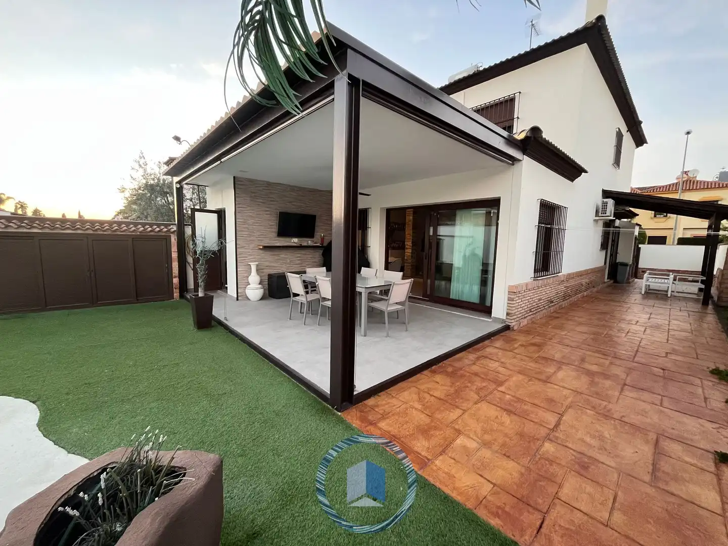 Terrace of Detached homes for sale in Montequinto  with Storage room and Swimming Pool