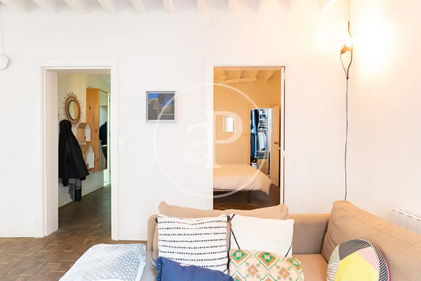 Wohnzimmer von Wohnung zum Verkauf in  Palma de Mallorca mit Heizung, Abstellraum und Balkon