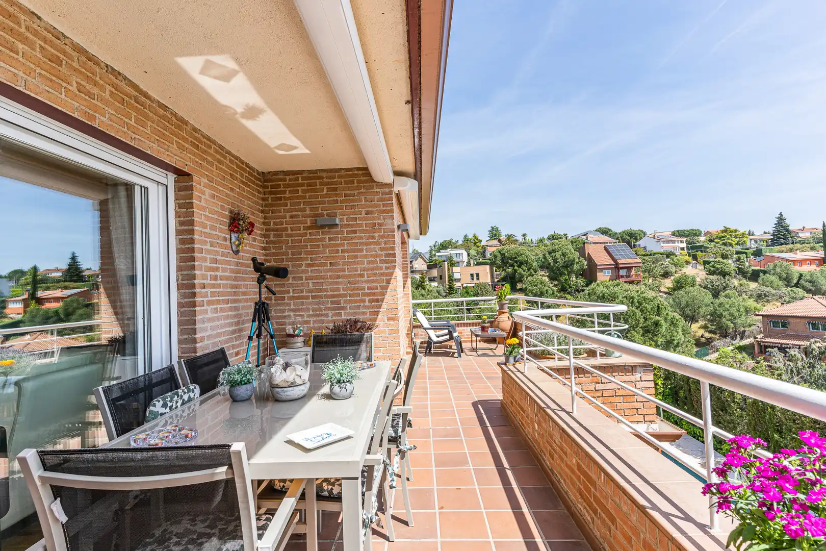 Terraza de Casa adosada en venta en Torrelodones con Calefacción, Jardín privado y Piscina