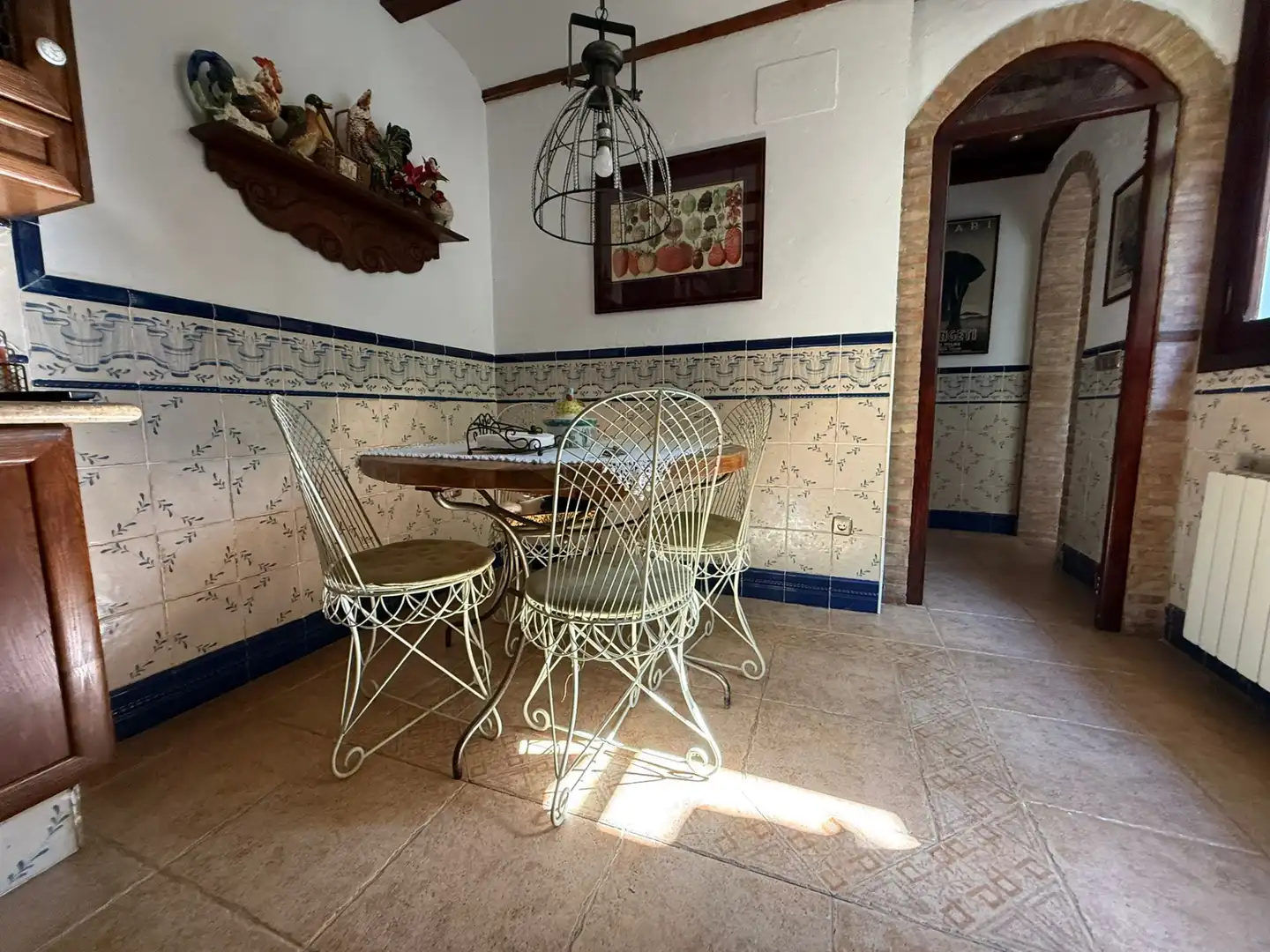 Dining room of Houses for sale in La Pobla de Vallbona  with Air Conditioner, Heating and Private garden