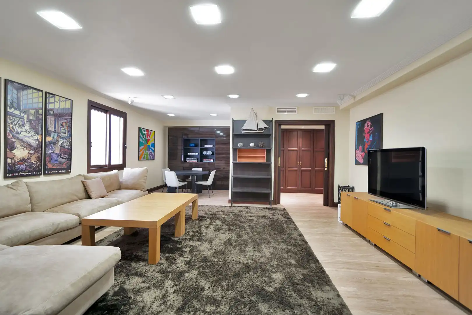 Sala de estar de Casa o chalet en venta en Marbella con Calefacción, Jardín privado y Terraza