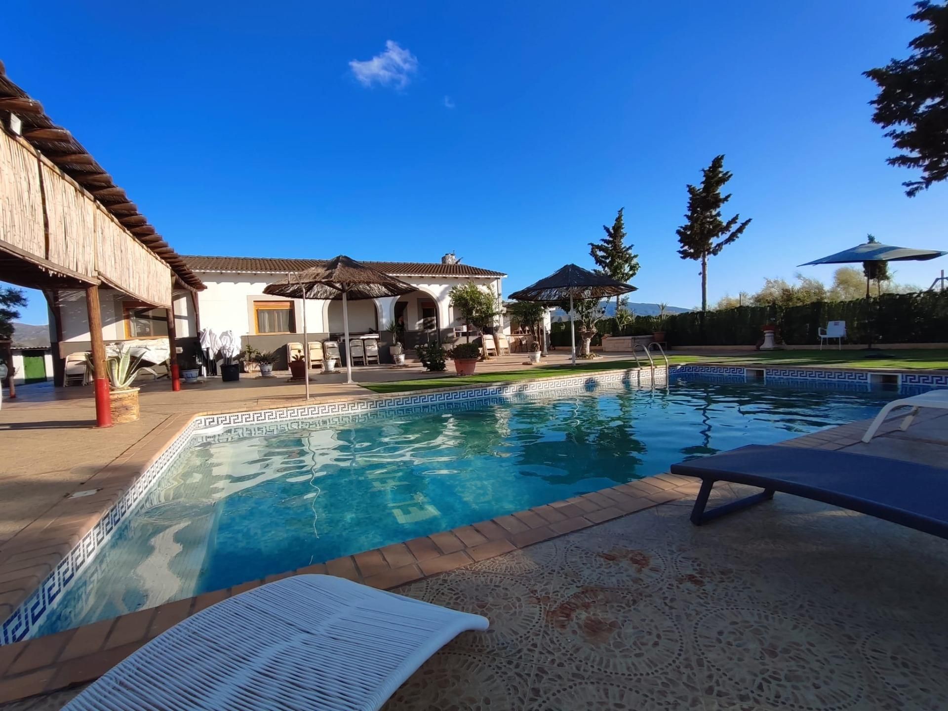 Piscina de Casa o chalet en venta en Tabernas con Aire acondicionado, Jardín privado y Terraza