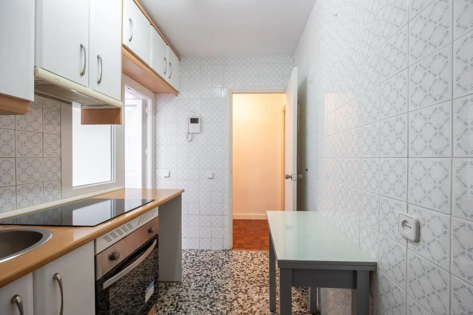 Kitchen of Flat for rent in Madrid  with Parquet flooring and Terrace