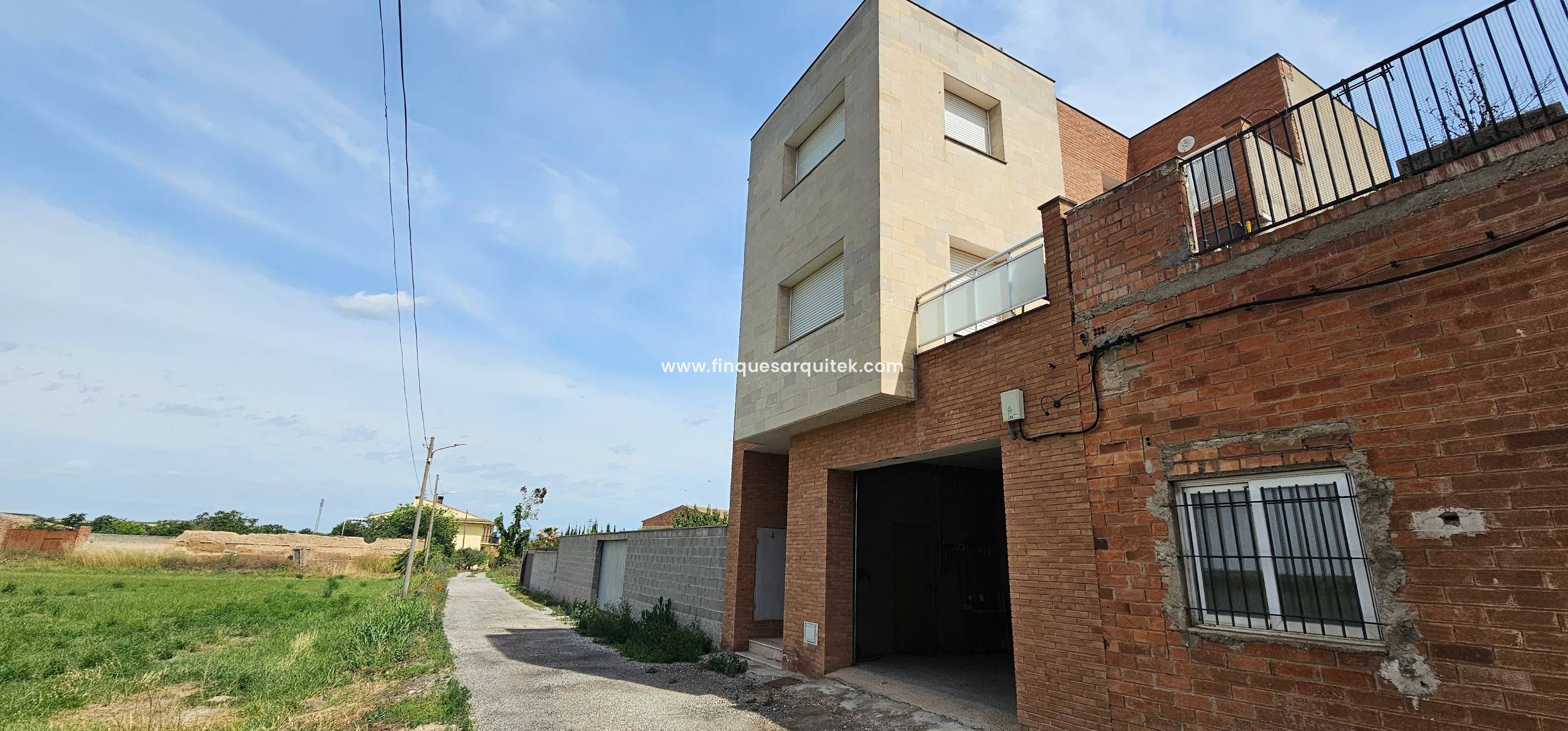 Exterior view of House or chalet for sale in Térmens  with Air Conditioner, Heating and Private garden