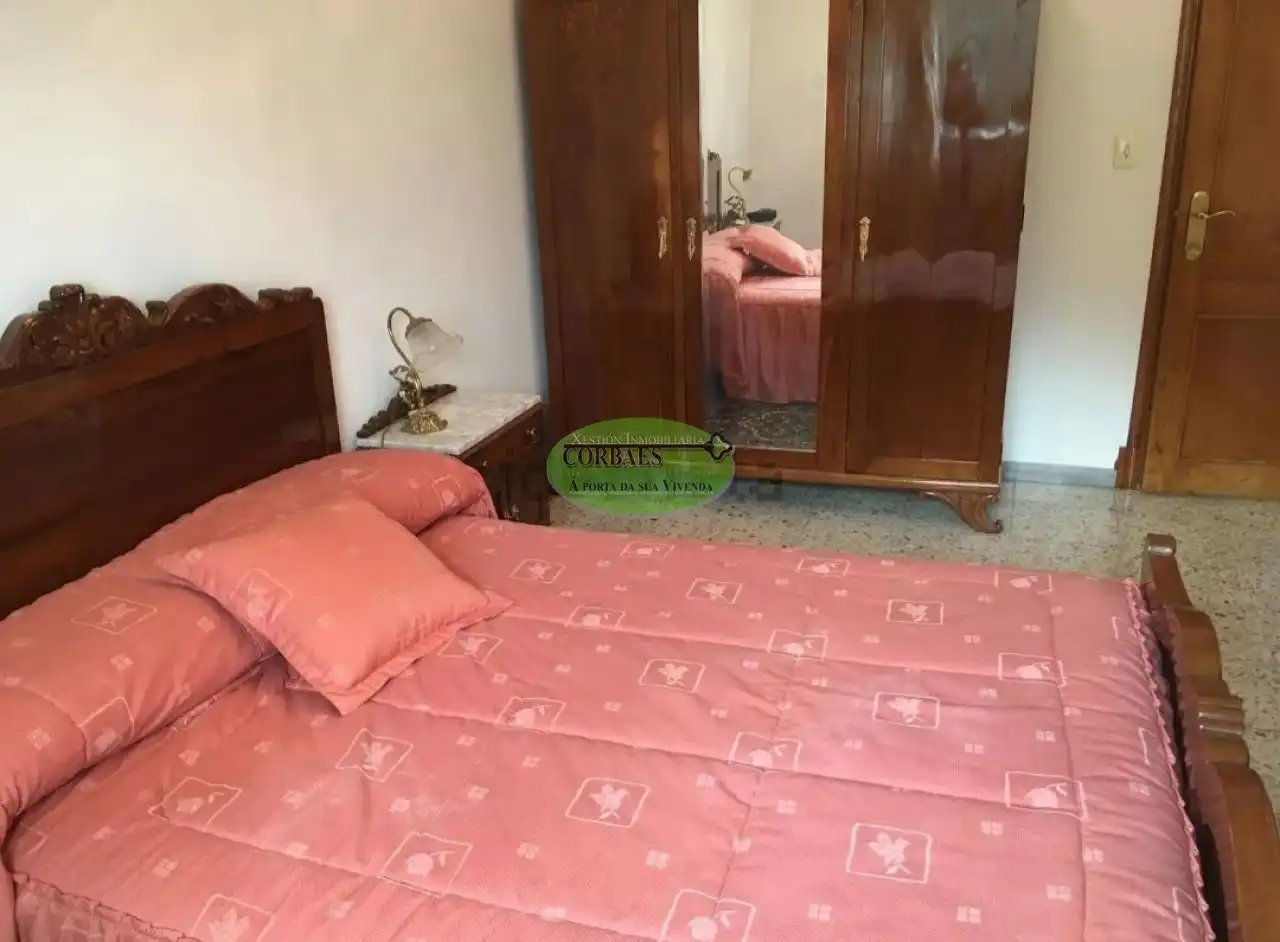 Schlafzimmer von Wohnung zum Verkauf in Xunqueira de Ambía mit Heizung, Abstellraum und Möbliert