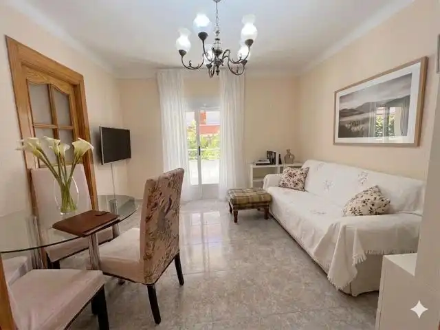 Sala de estar de Piso en venta en Alicante / Alacant con Terraza y Amueblado