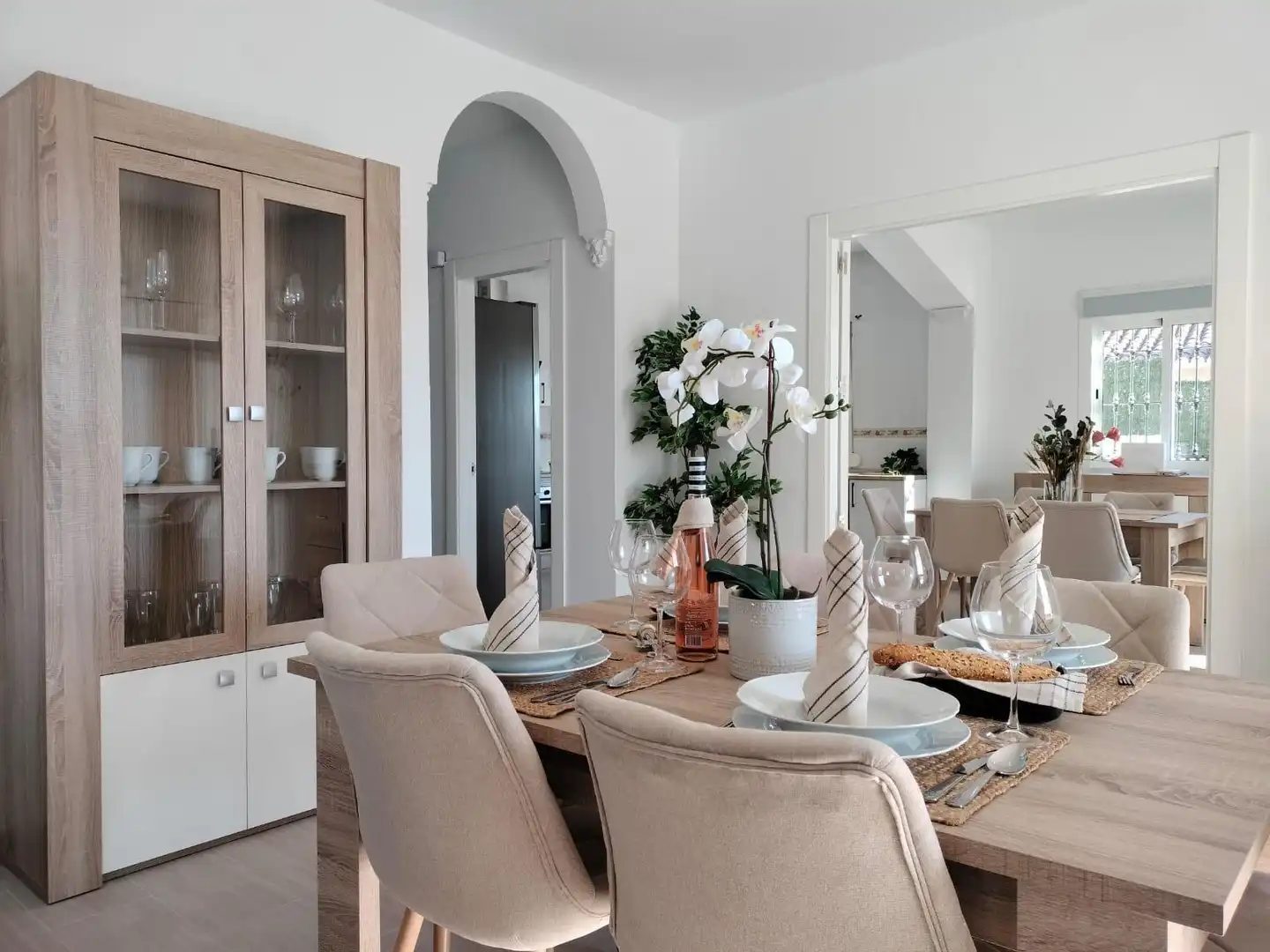 Comedor de Casa o chalet en venta en Benalmádena con Aire acondicionado, Calefacción y Jardín privado