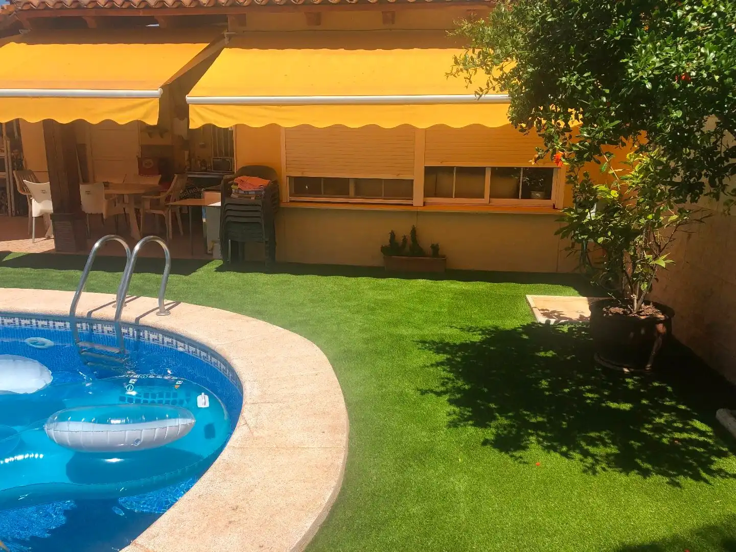 Garden of Houses for sale in Alcázar de San Juan  with Air Conditioner, Heating and Private garden