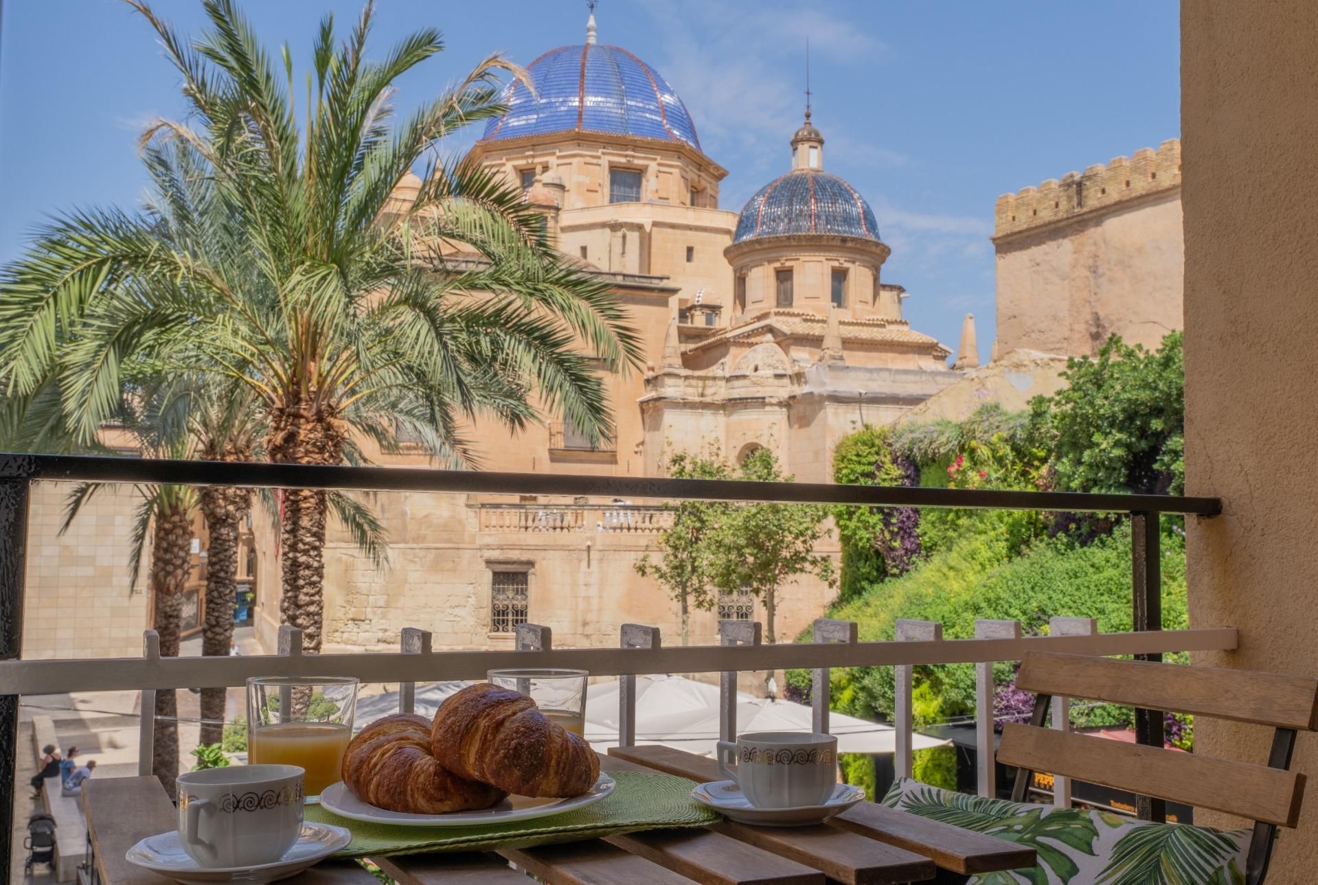Terrace of Flat to rent in Elche / Elx  with Air Conditioner and Balcony