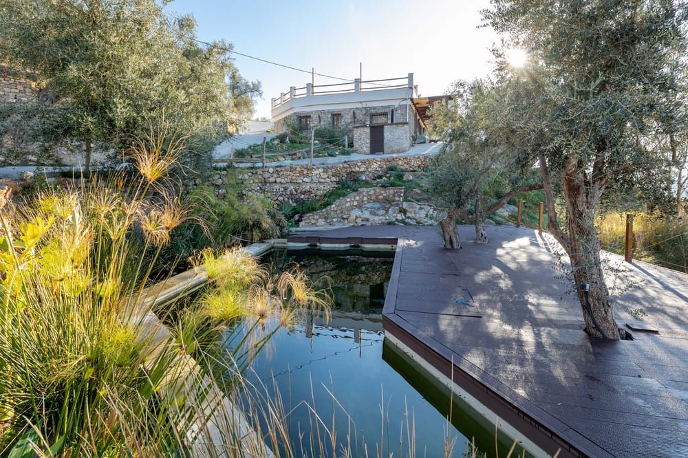 Jardí de Finca rústica en venda en Lanjarón amb Jardí privat, Terrassa i Piscina