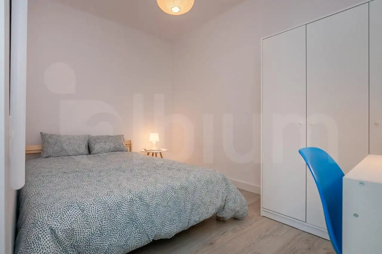 Bedroom of Flat for rent in Barcelona  with Heating, Parquet flooring and Terrace