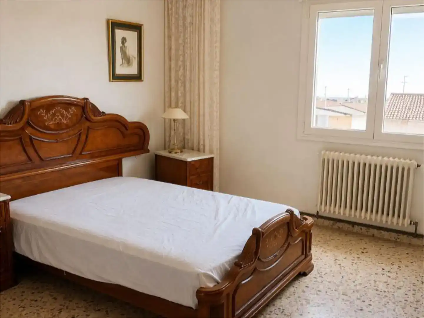 Bedroom of Flat for sale in Tábara  with Storage room, Furnished and Balcony