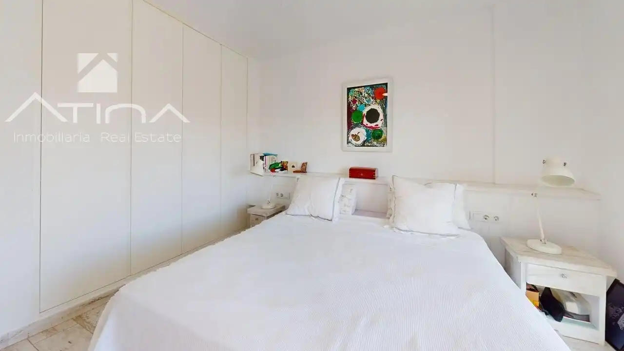 Schlafzimmer von Maisonette zum Verkauf in Jávea / Xàbia mit Klimaanlage, Heizung und Privatgarten