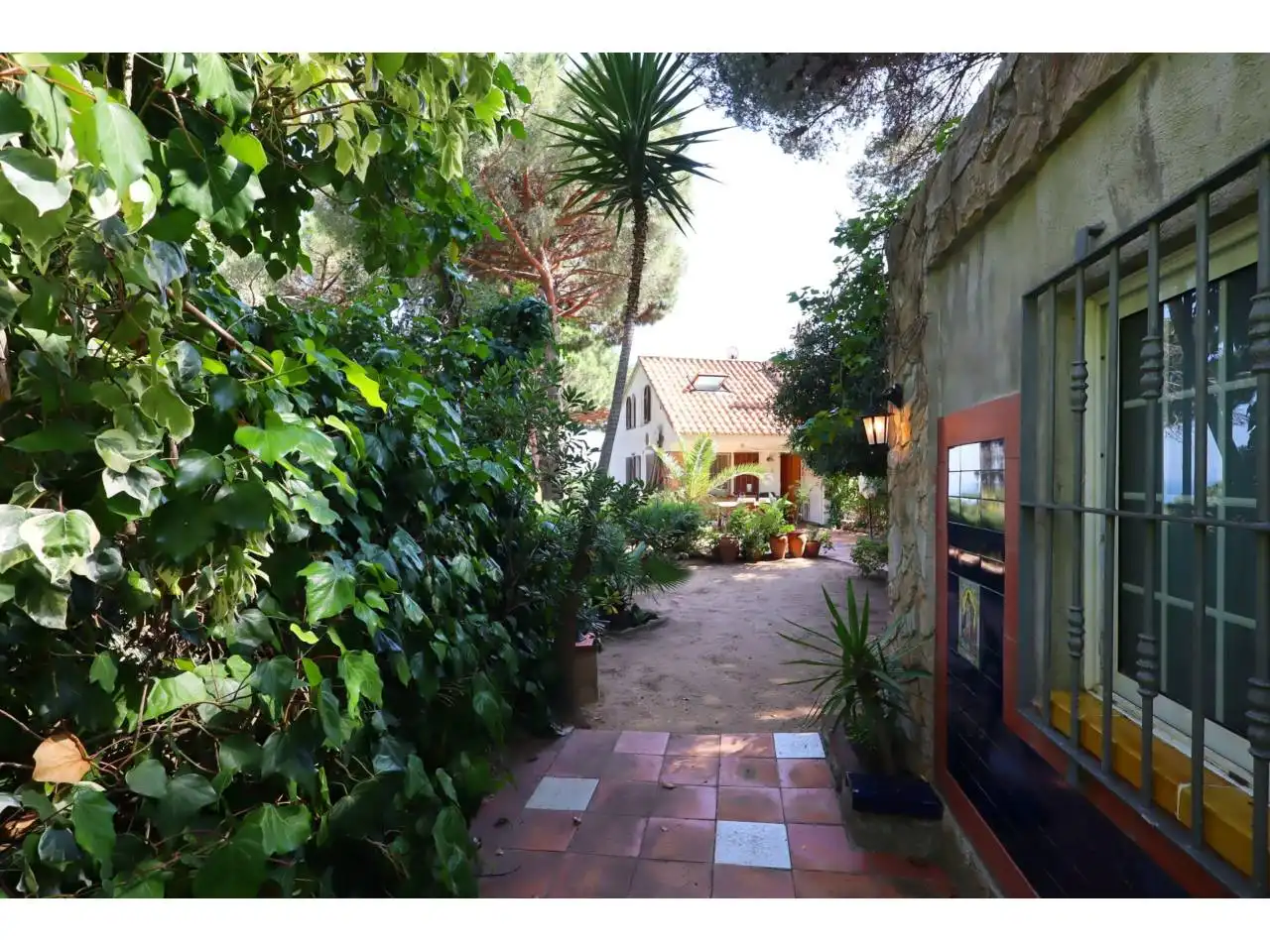 Garden of Detached homes for sale in Lloret de Mar  with Air Conditioner, Heating and Private garden