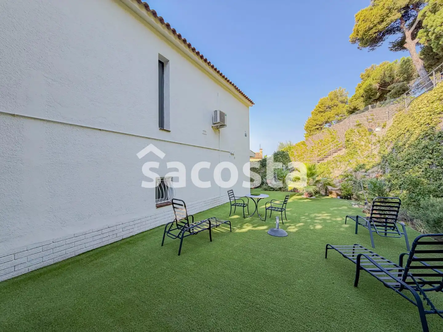 Garten von Haus oder Chalet zum Verkauf in Lloret de Mar mit Klimaanlage, Heizung und Terrasse