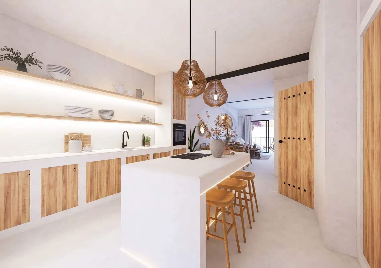 Kitchen of Country homes for sale in Pego  with Air Conditioner, Heating and Terrace