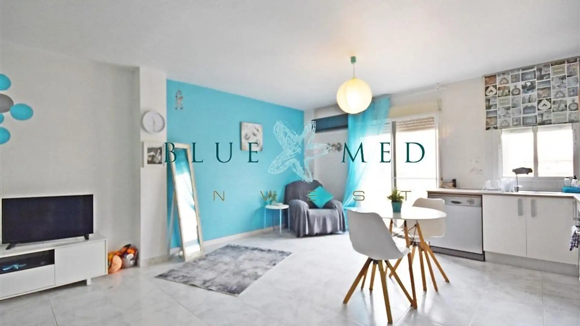 Habitación de Apartamento en venta en Mazarrón con Aire acondicionado, Amueblado y Balcón