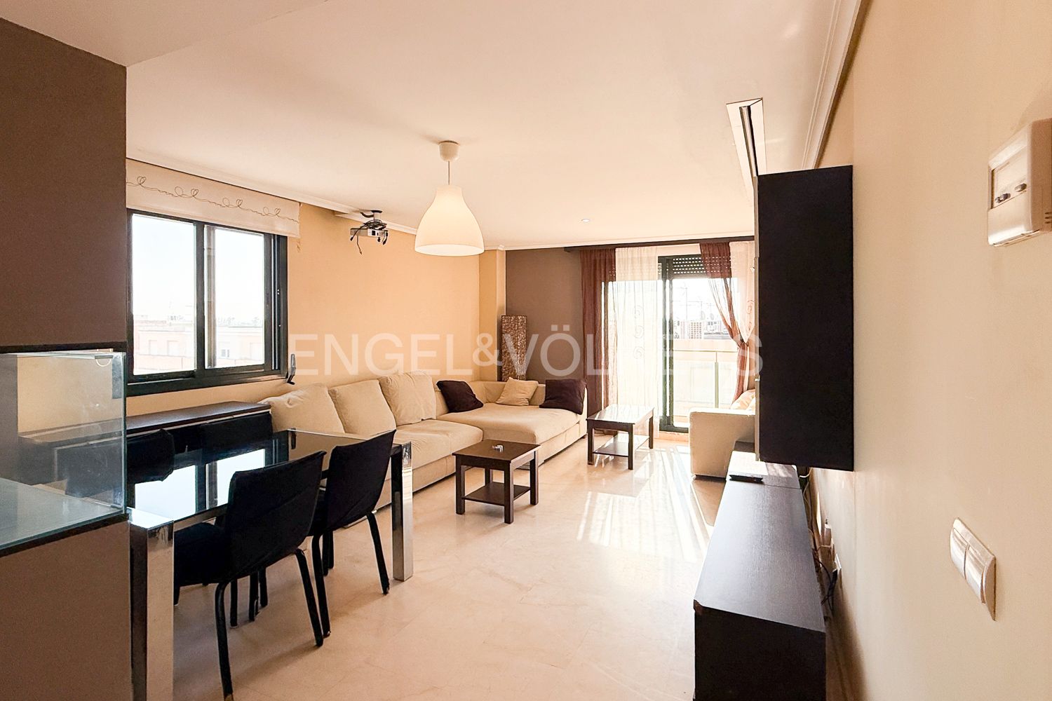 Sala d'estar de Apartament de lloguer en Algemesí amb Aire condicionat, Calefacció i Terrassa