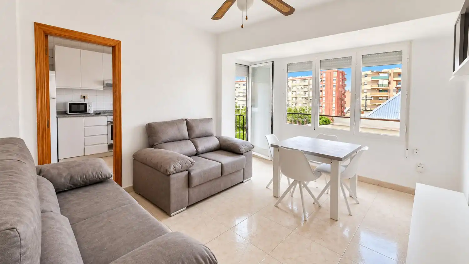 Living room of Flat for rent in Centro