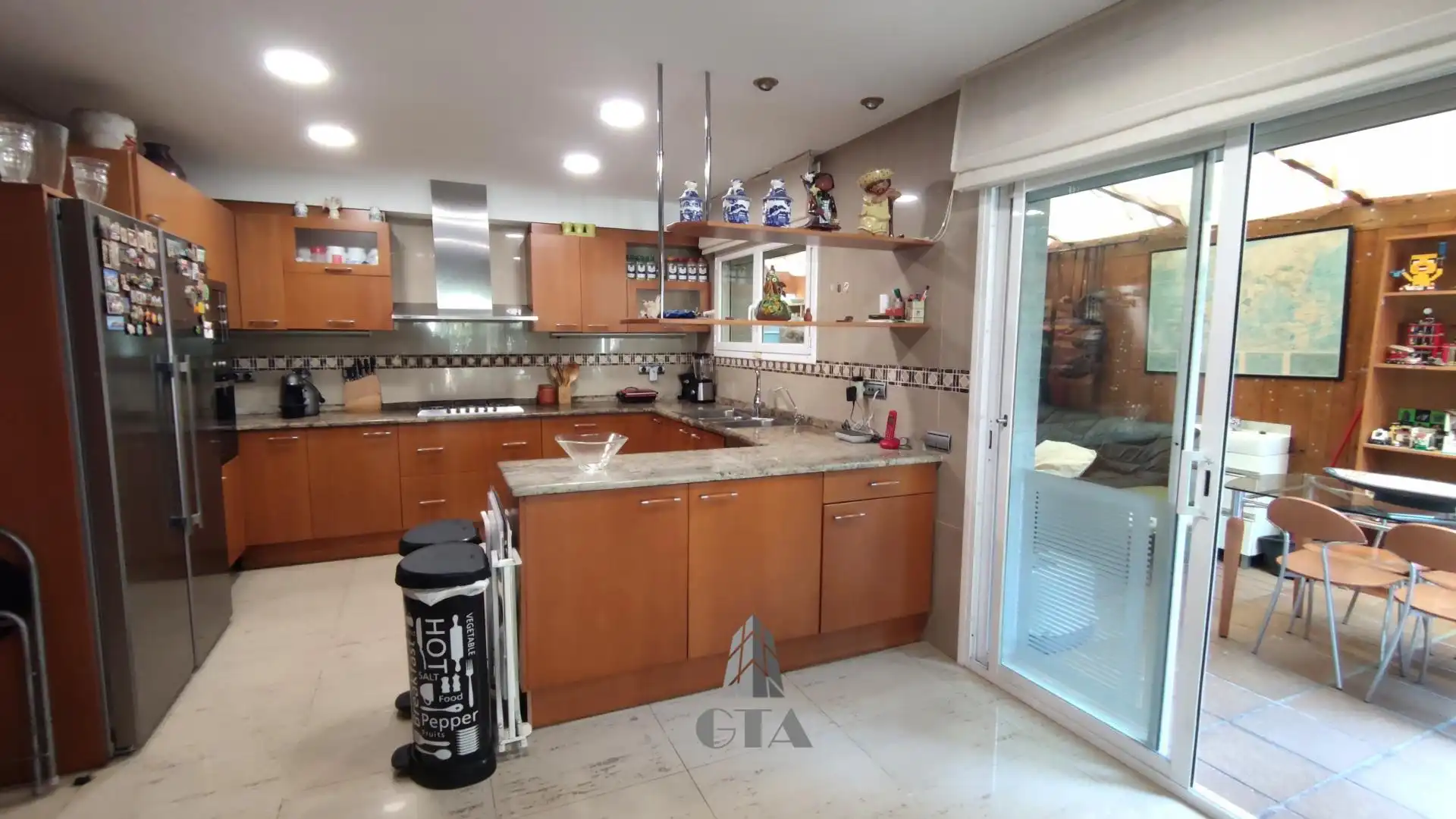 Kitchen of Houses for sale in Sant Cugat del Vallès  with Heating, Private garden and Terrace