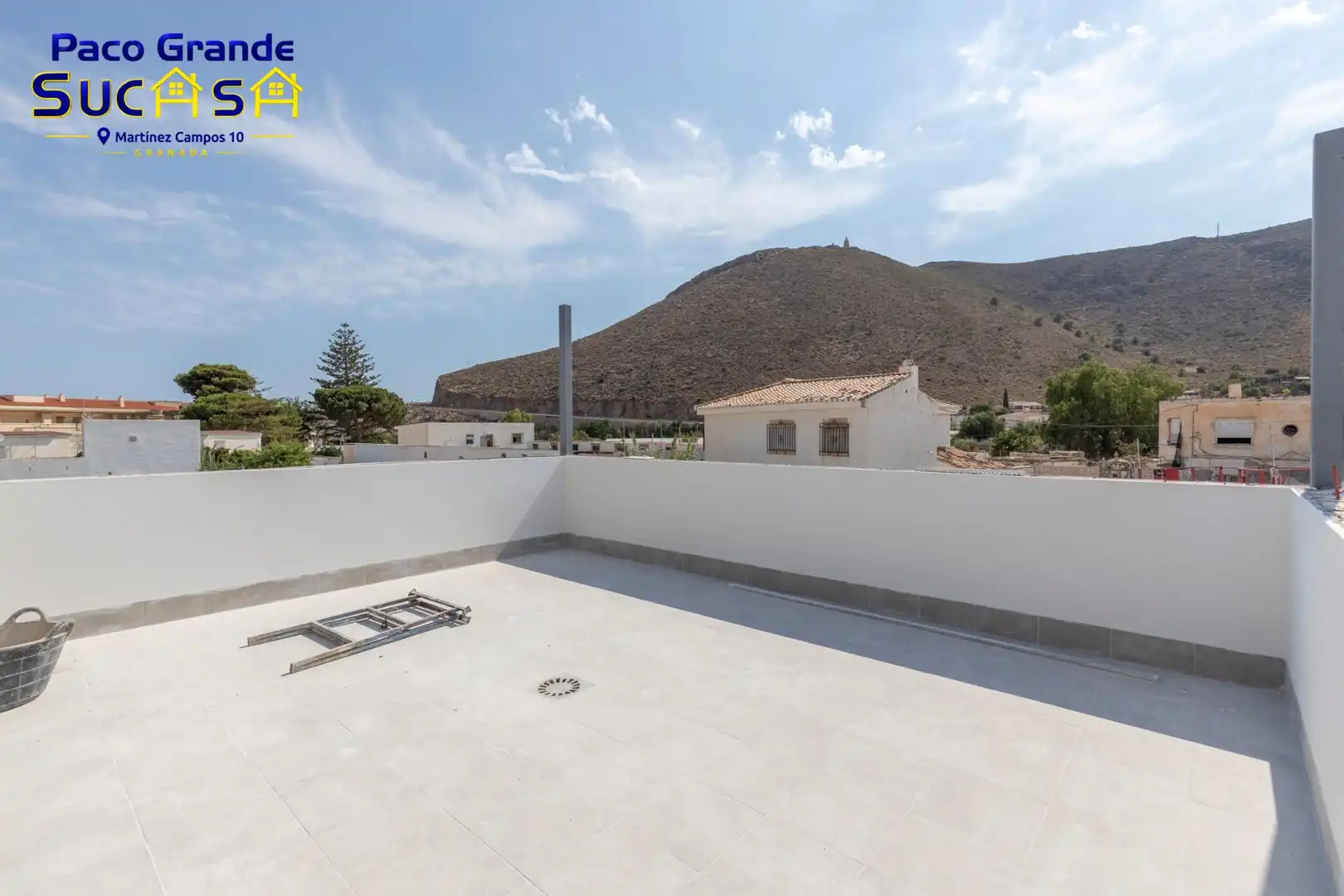 Terrasse von Wohnung zum Verkauf in Gualchos mit Klimaanlage, Heizung und Privatgarten