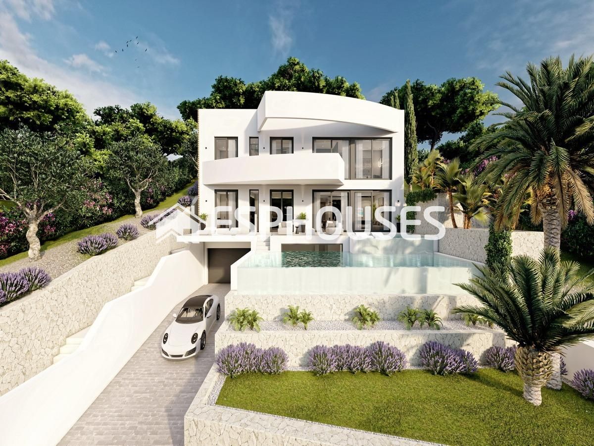Exterior view of House or chalet for sale in Altea  with Air Conditioner, Terrace and Swimming Pool