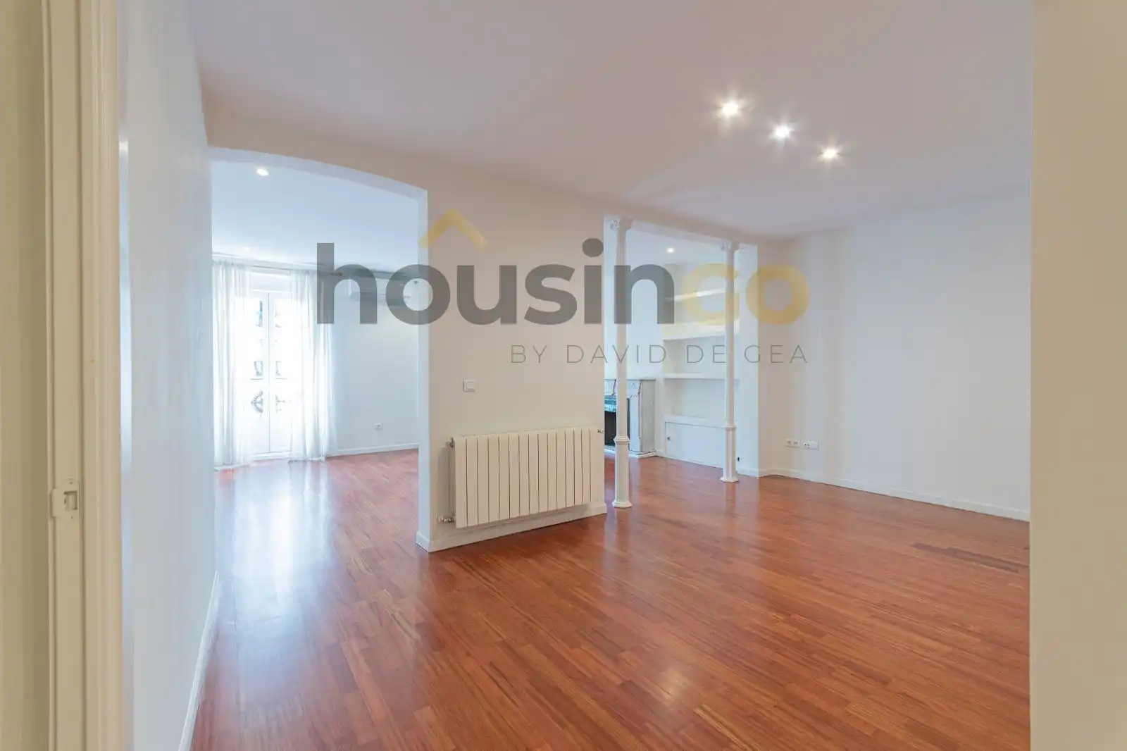 Sala de estar de Piso de alquiler en Barrio de Salamanca