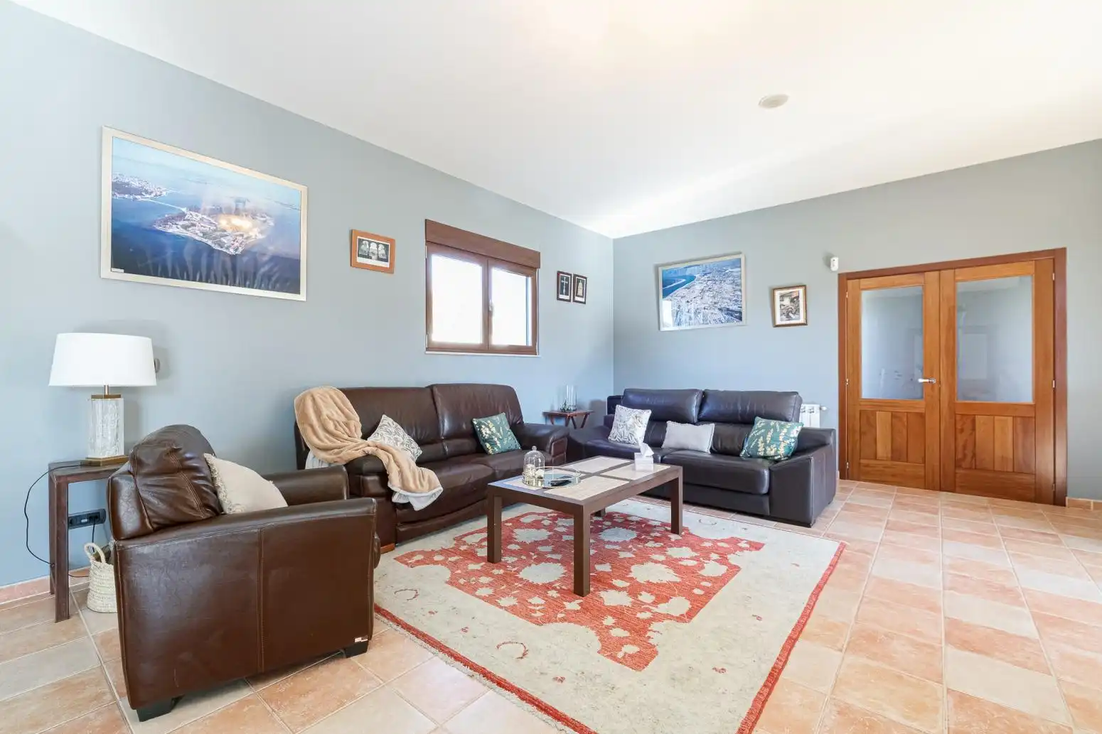 Living room of Houses for sale in Friol  with Heating, Private garden and Furnished
