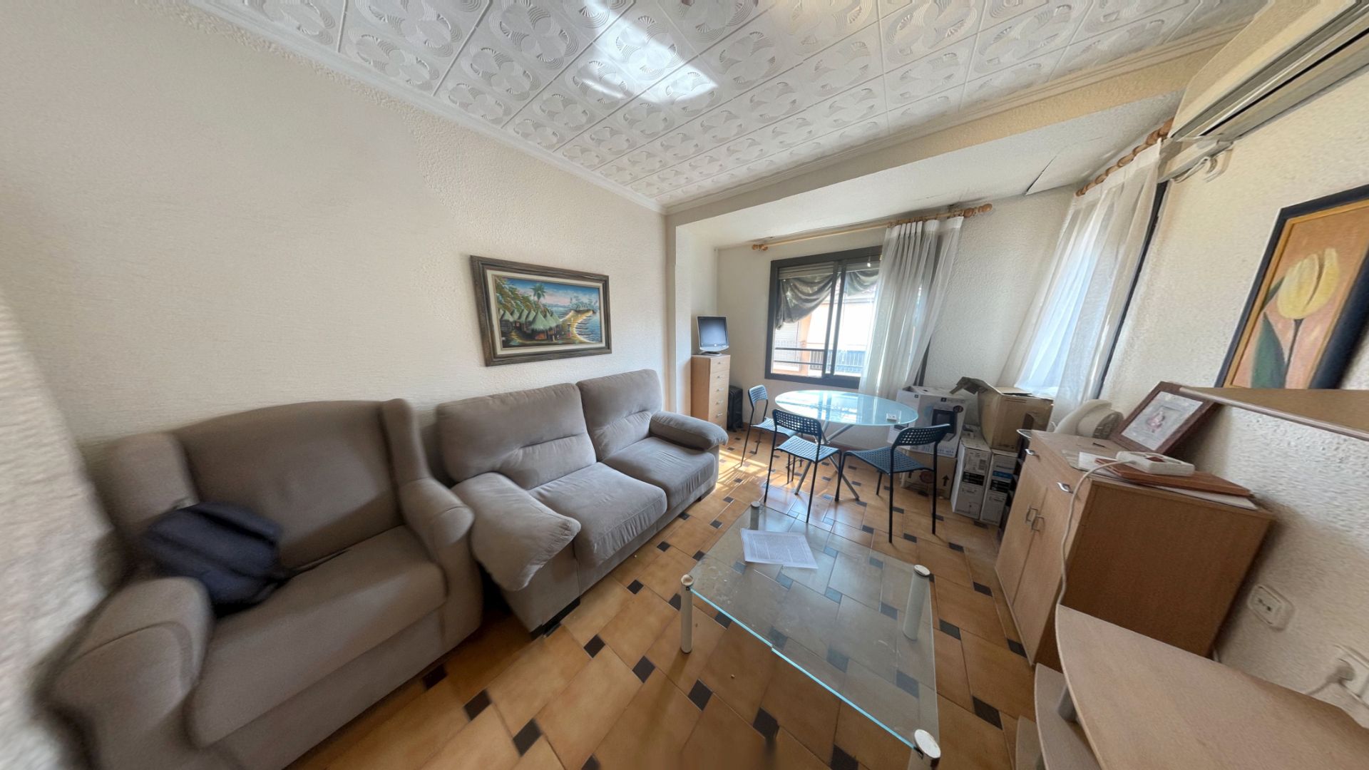 Sala de estar de Piso en venta en San Vicente del Raspeig / Sant Vicent del Raspeig con Aire acondicionado, Calefacción y Horno