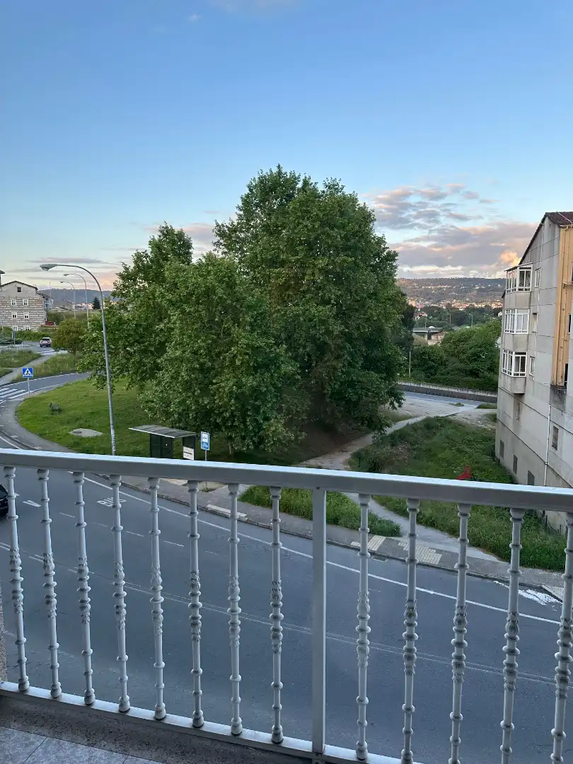 Exterior view of Flat for sale in Ourense Capital   with Heating, Parquet flooring and Storage room