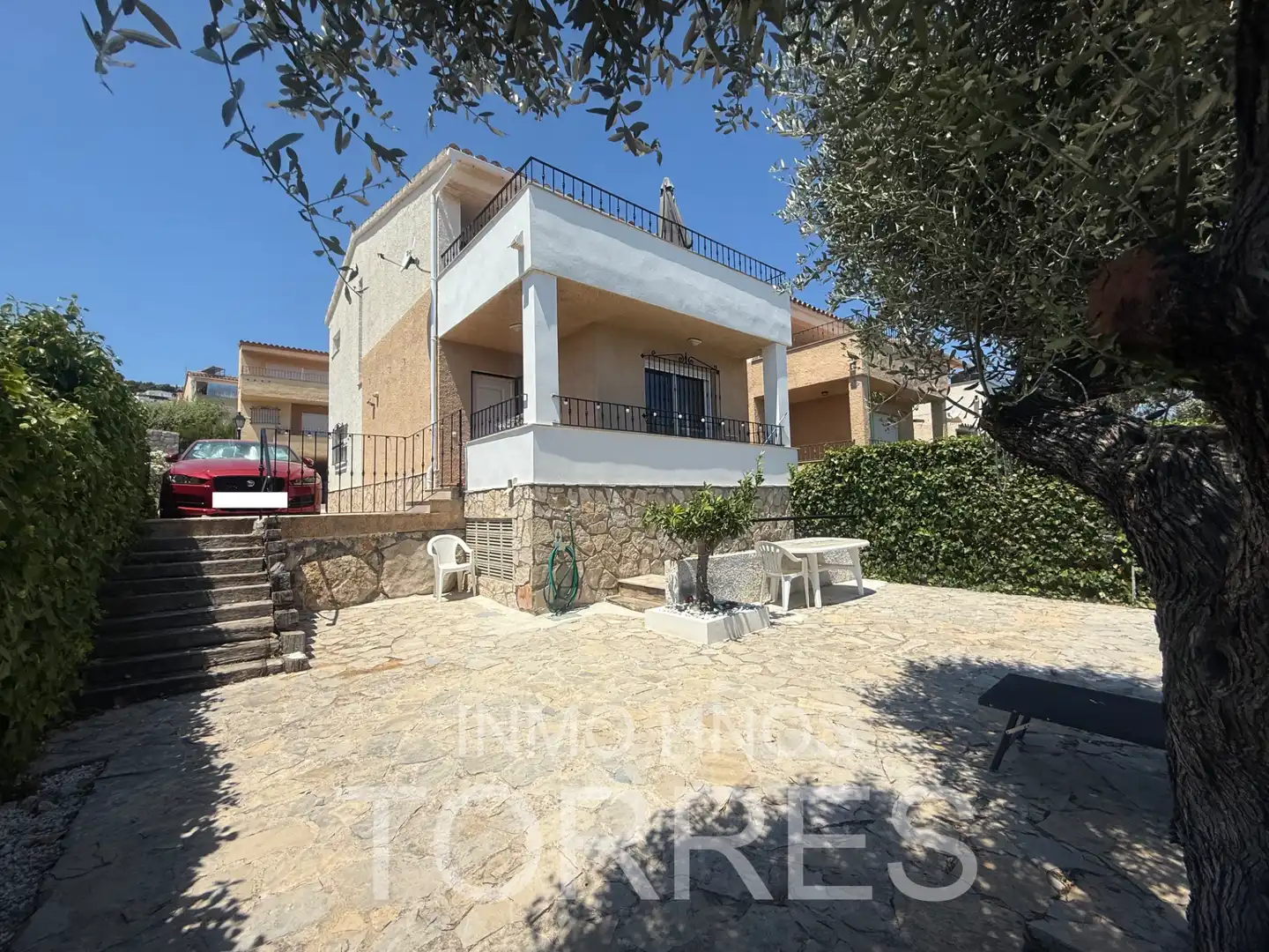 Vista exterior de Casa o xalet en venda en Peñíscola / Peníscola amb Aire condicionat, Jardí privat i Terrassa