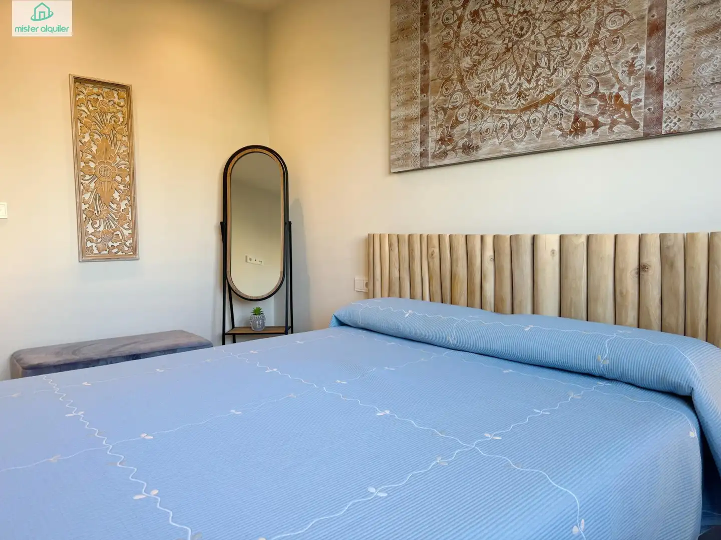 Bedroom of Apartments for rent in El Campello  with Air Conditioner, Private garden and Terrace