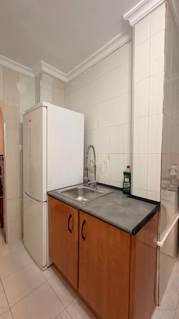 Cocina de Piso de alquiler en San Roque con Terraza, Amueblado y Lavadora
