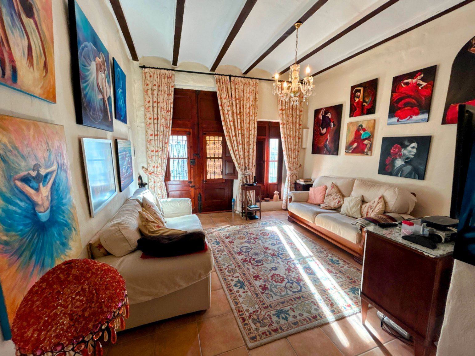 Living room of Country house for sale in Tormos