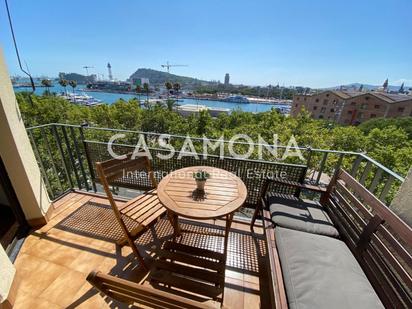 Terrace of Apartment to rent in  Barcelona Capital  with Air Conditioner, Heating and Terrace