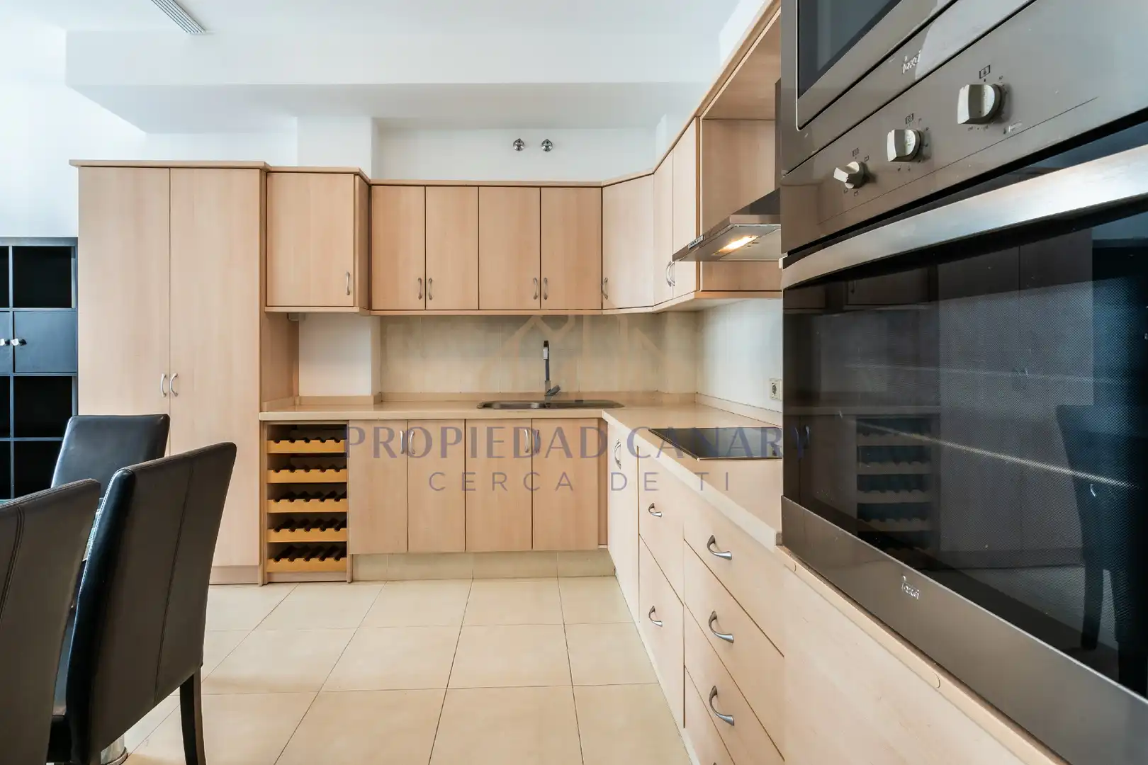 Kitchen of Flat for rent in La Victoria de Acentejo  with Storage room, Furnished and Oven