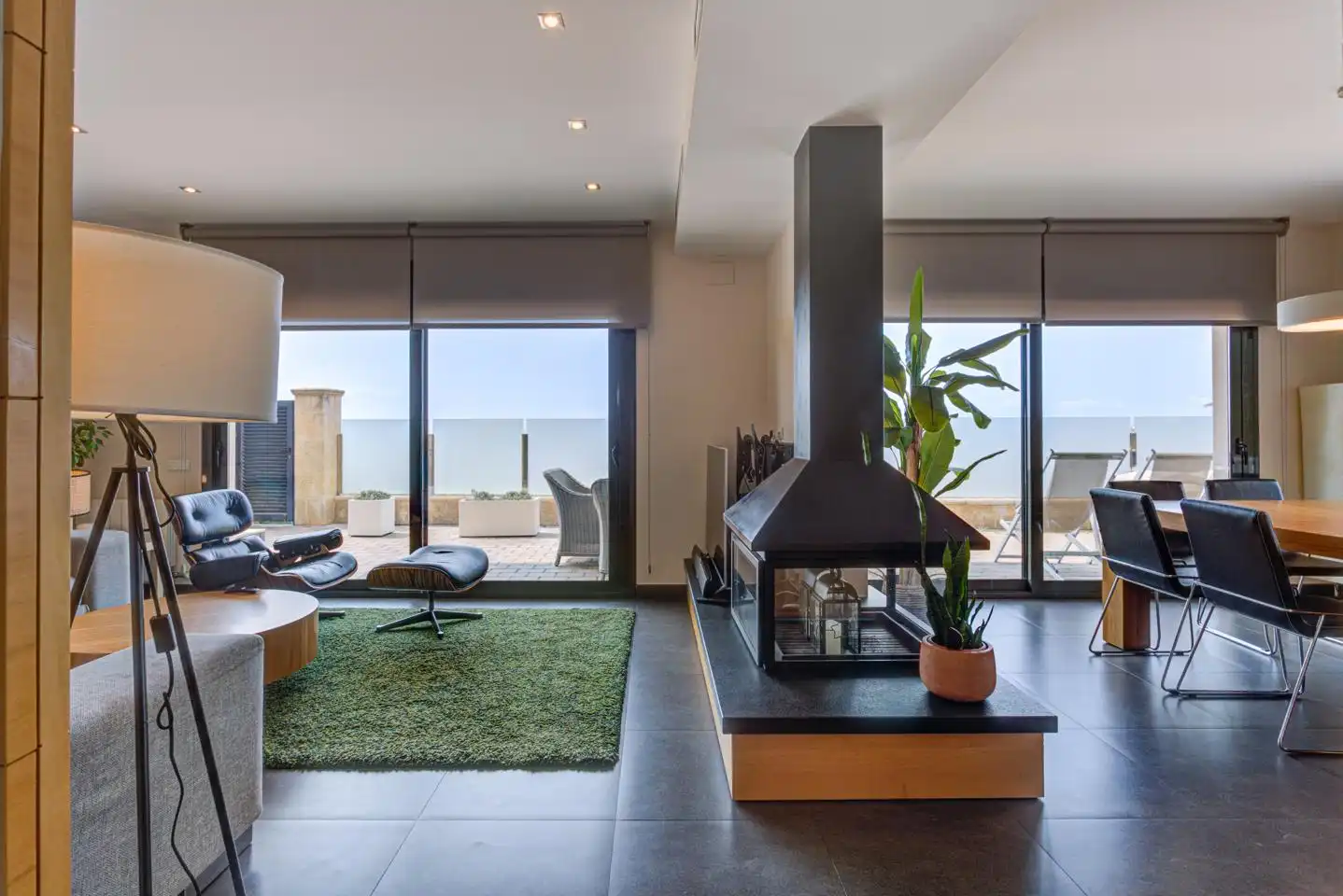 Wohnzimmer von Haus oder Chalet zum Verkauf in Castelldefels mit Klimaanlage, Heizung und Privatgarten