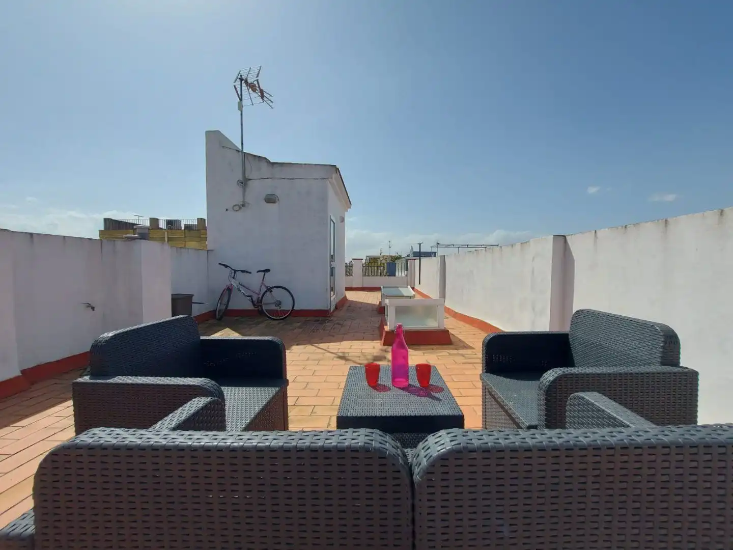 Terrace of Flat for sale in Brenes  with Air Conditioner, Storage room and Balcony