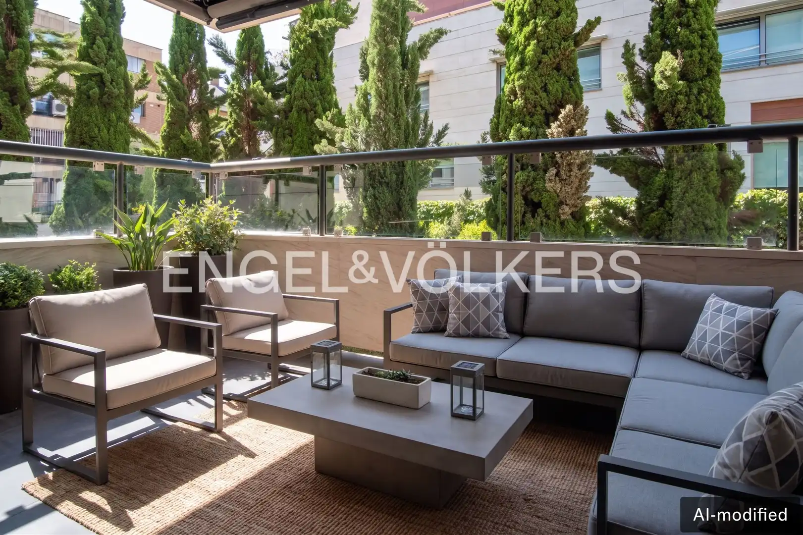 Terrasse von Wohnung zur Miete in Madrid mit Klimaanlage, Heizung und Terrasse