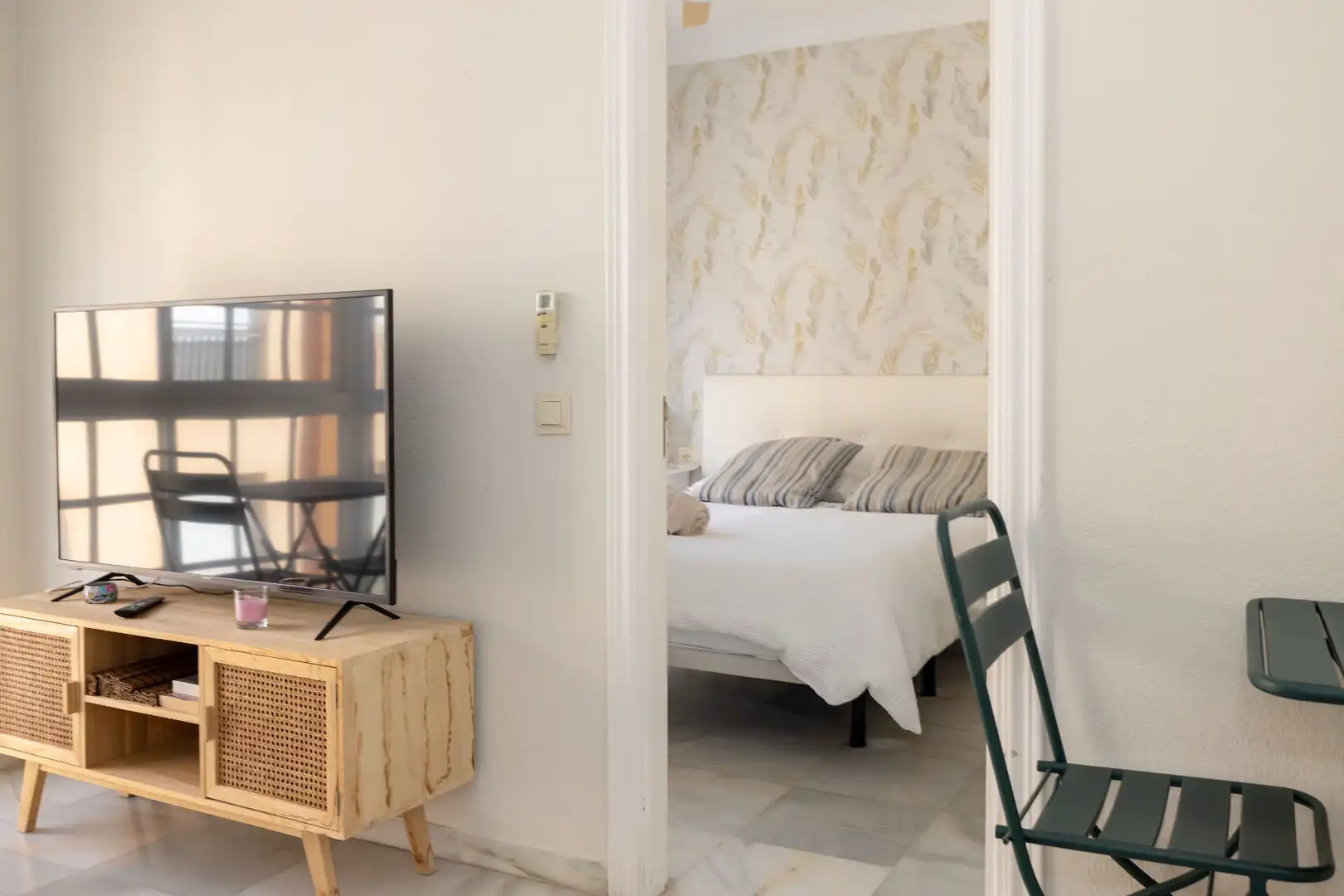 Bedroom of Flat for sale in Málaga  with Air Conditioner, Heating and Storage room