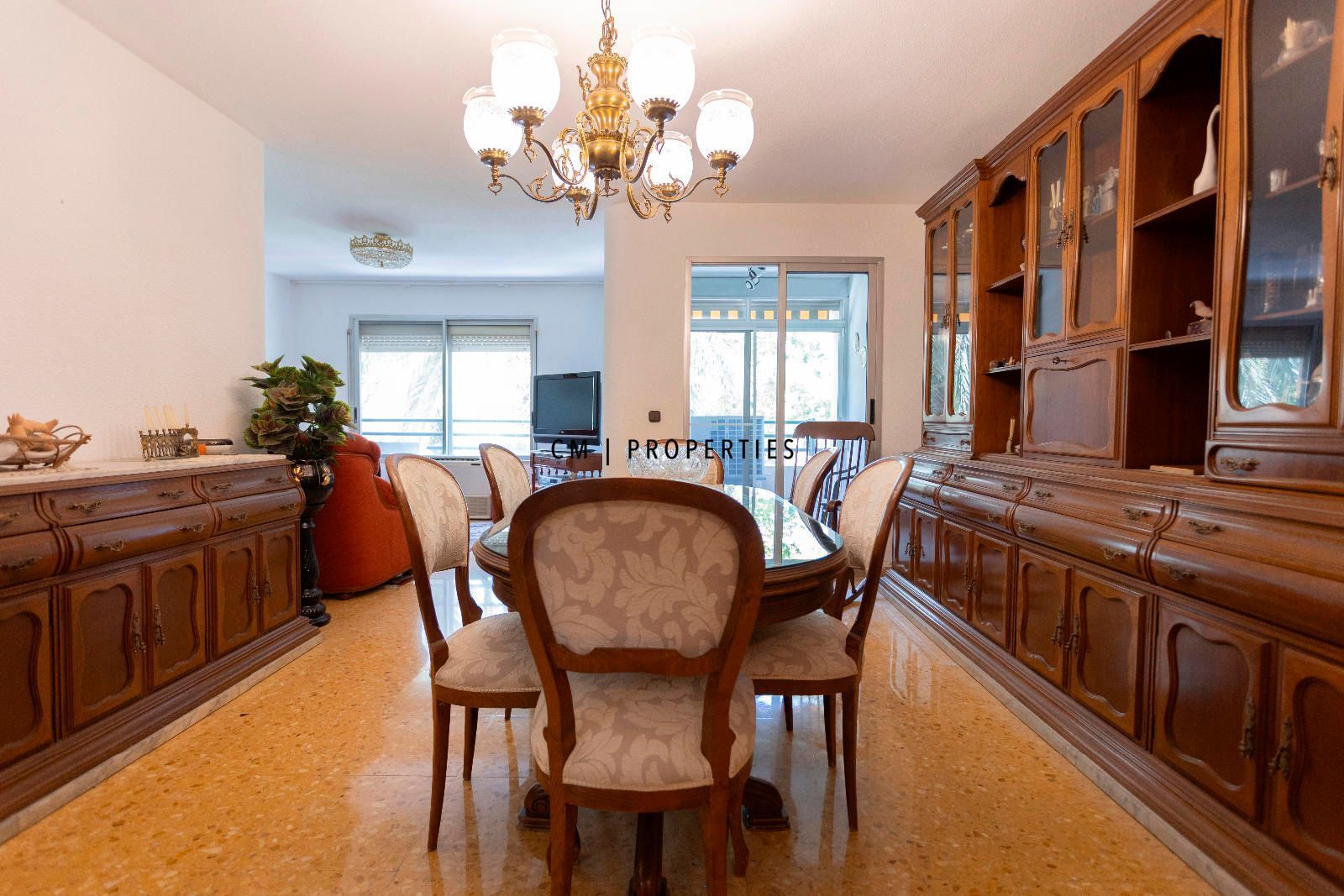 Dining room of Flat for sale in  Valencia Capital  with Air Conditioner, Terrace and Balcony