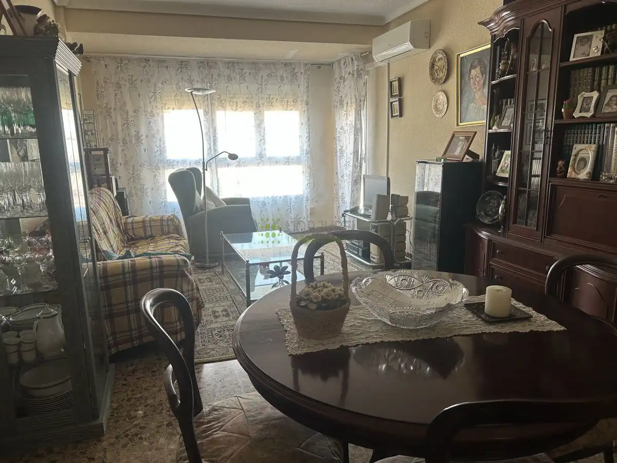 Living room of Flat for sale in Castellón de la Plana / Castelló de la Plana  with Air Conditioner, Heating and Balcony