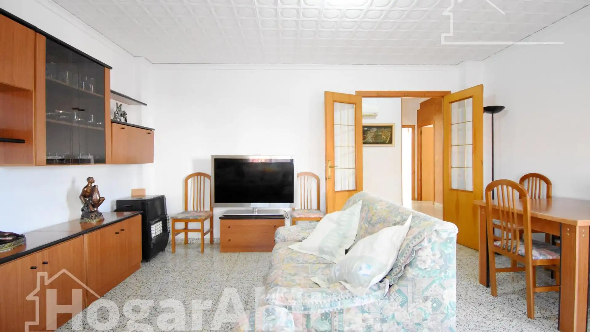 Sala de estar de Piso en venta en Dénia con Terraza y Amueblado