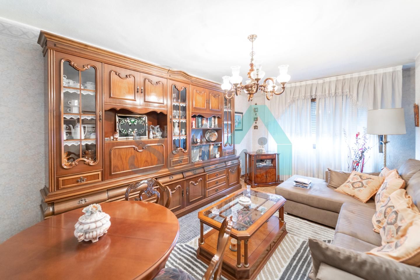 Living room of Flat for sale in Langreo  with Heating, Parquet flooring and Storage room