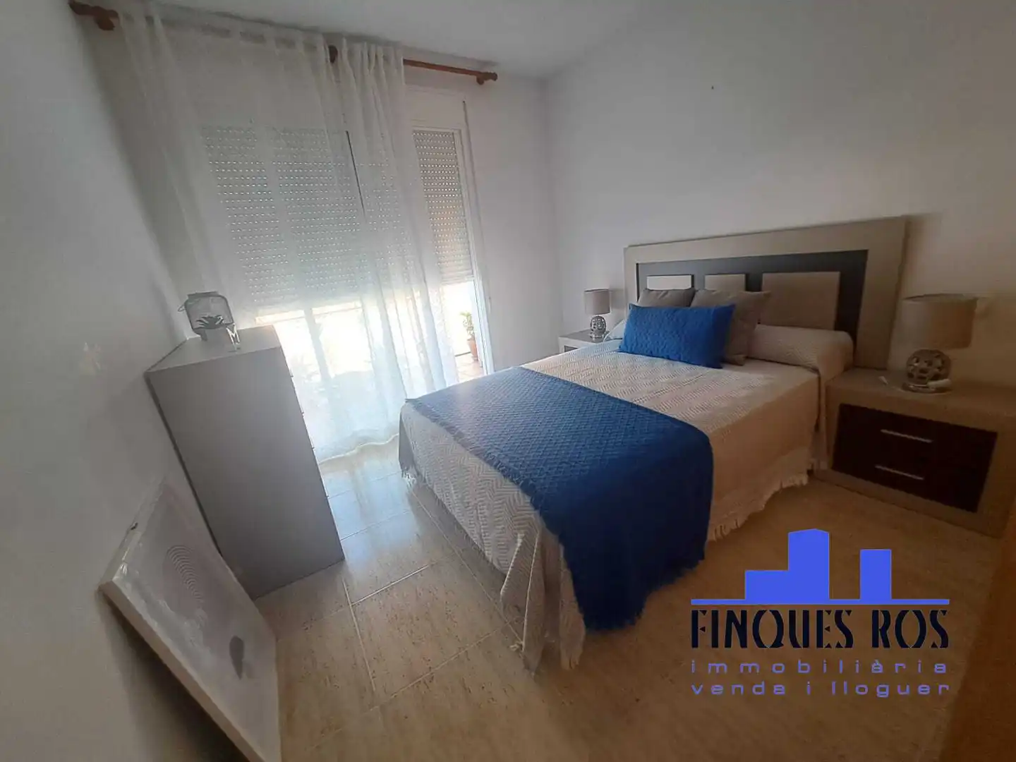 Bedroom of Flat for rent in Benicarló  with Air Conditioner, Terrace and Furnished