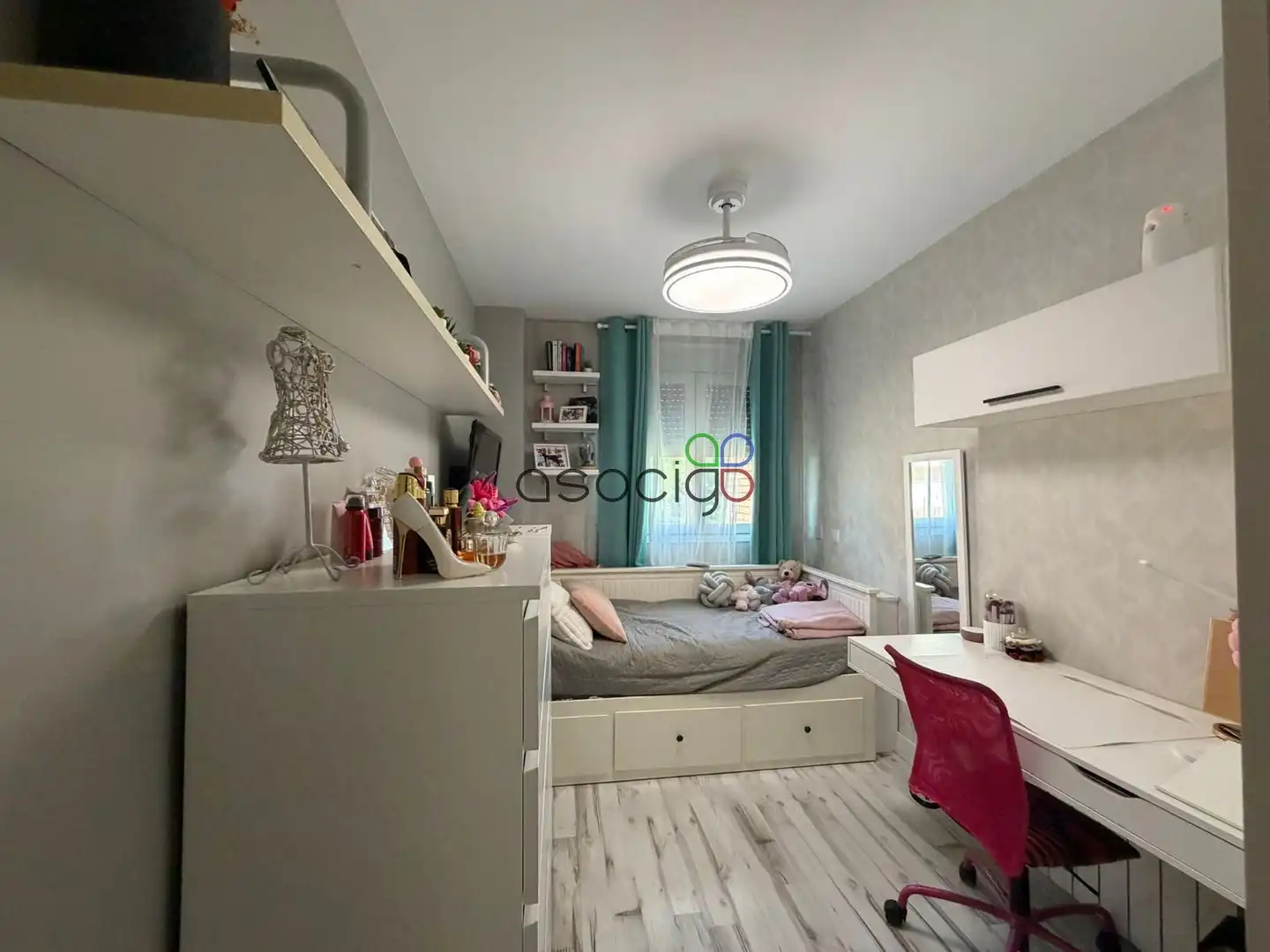 Bedroom of Flat for sale in Fuenlabrada  with Heating, Storage room and Swimming Pool