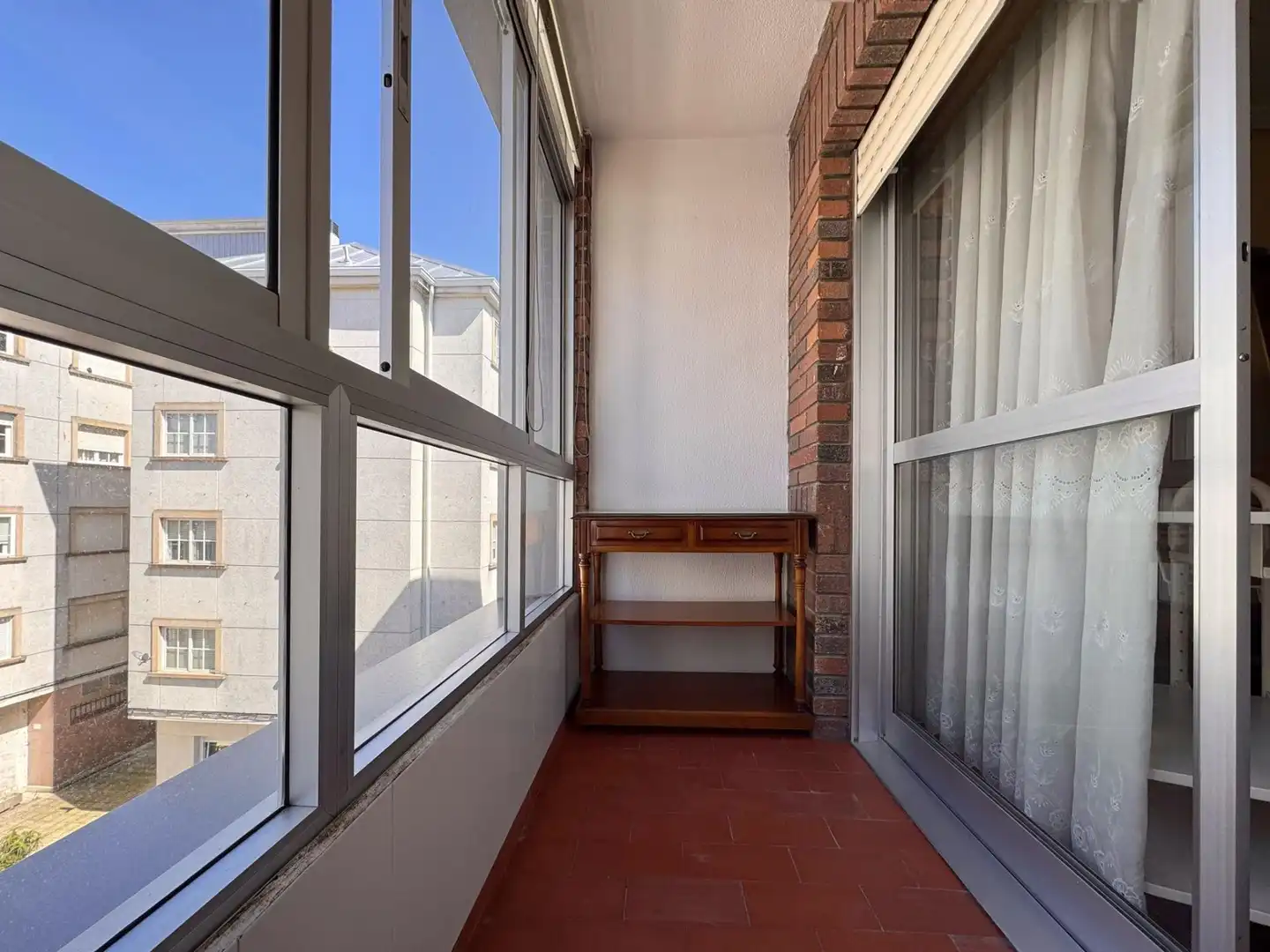 Balcony of Flat for sale in Pontevedra Capital   with Heating